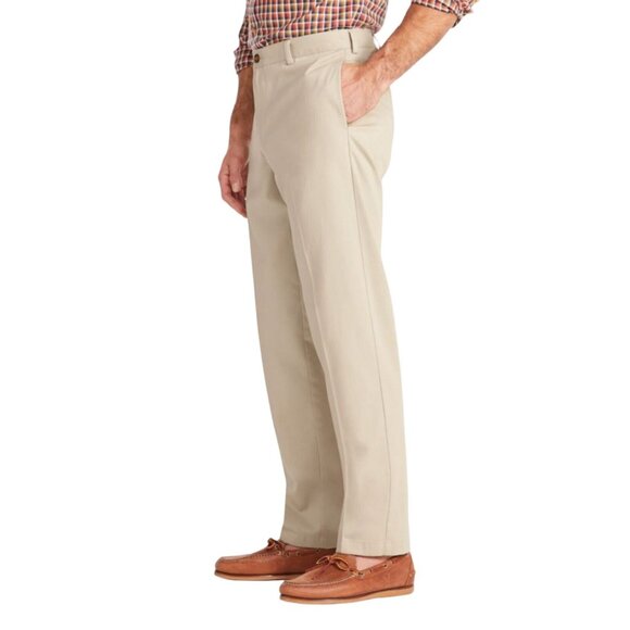 NWT LL BEAN 37 x 34 Wrinkle Free Double L Work Chino Pant Shale Gray Classic Fit - Picture 4 of 5